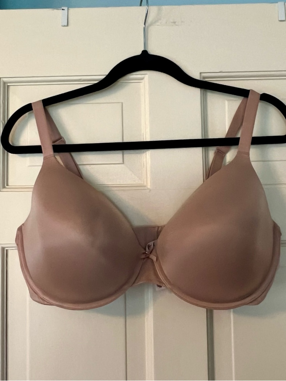 Victoria’s Secret Body by Victoria Lined Perfect Coverage Bra 38DDD Shiny Nude